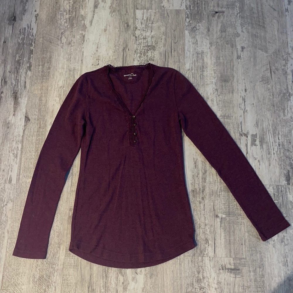 Eddie Bauer long sleeve shirt size small